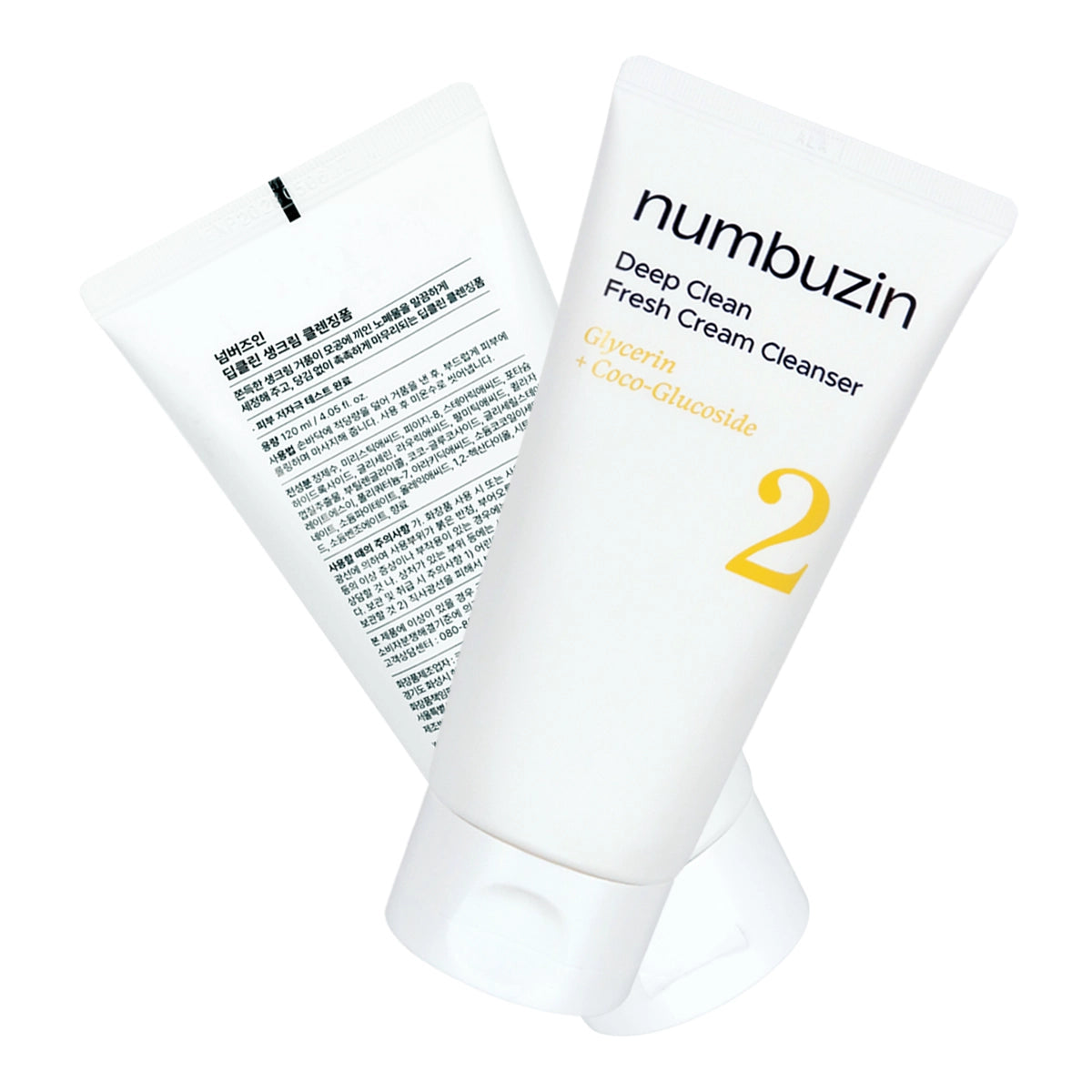 numbuzin No.2 Deep Clean Fresh Cream Cleanser (120ml)