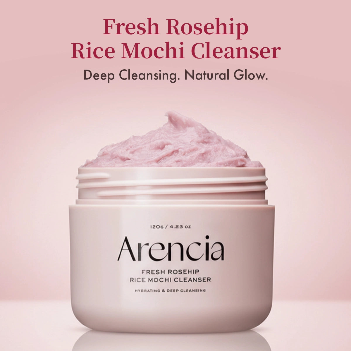 Arencia Fresh Rosehip Rice Mochi Cleanser (120g)