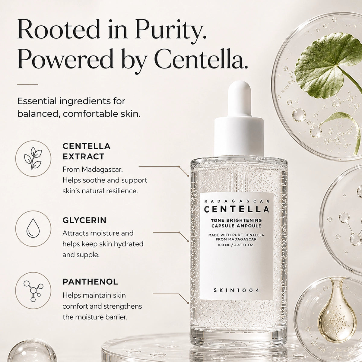 SKIN 1004 Madagascar Centella Tone Brightening Capsule Ampoule (100ml)